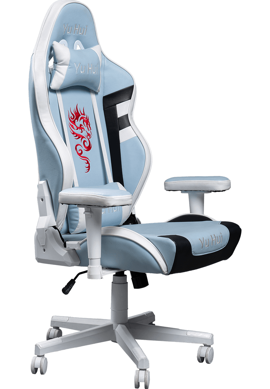 Kicsi Fresh and Cool Deign Happy Gaming Chair PU bőr játékszék 2D PU párnázott karfával és állítható funkcióval details